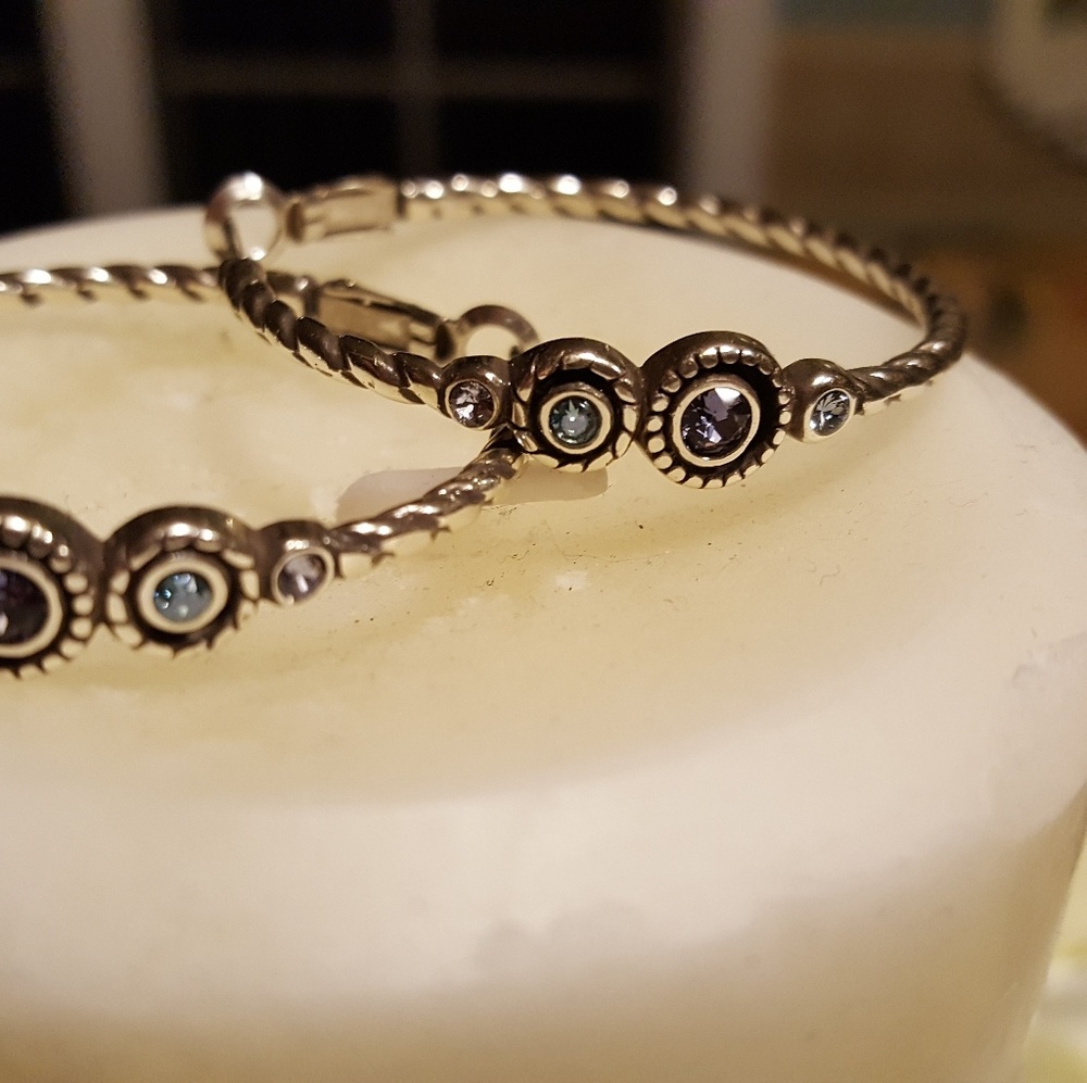 BRIGHTON Halo Swavorski Crystal Earrings